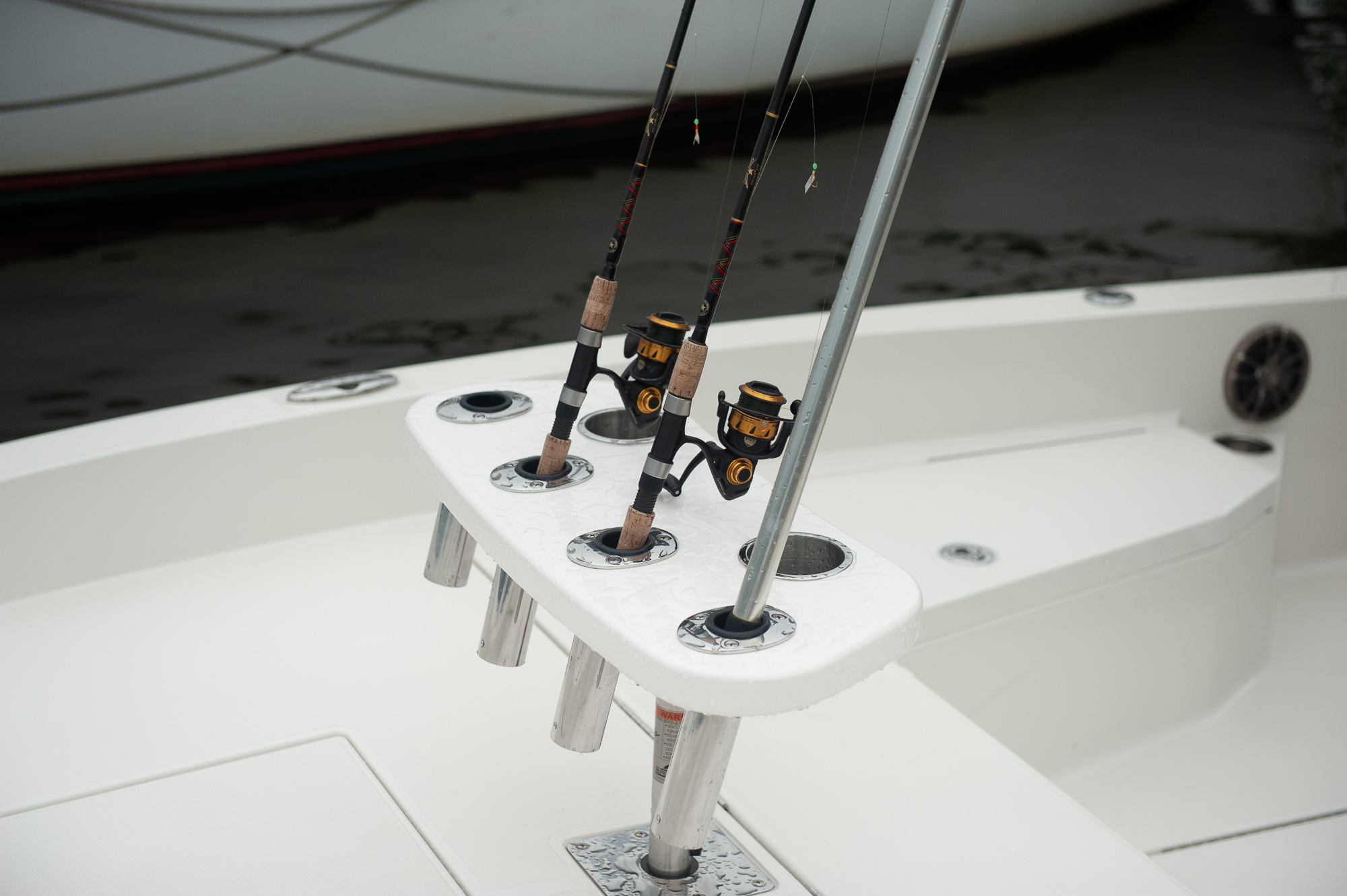 Brocraft Boat Hardtop Rod Rack – T-Top Rocket Launcher For Fishing Rods